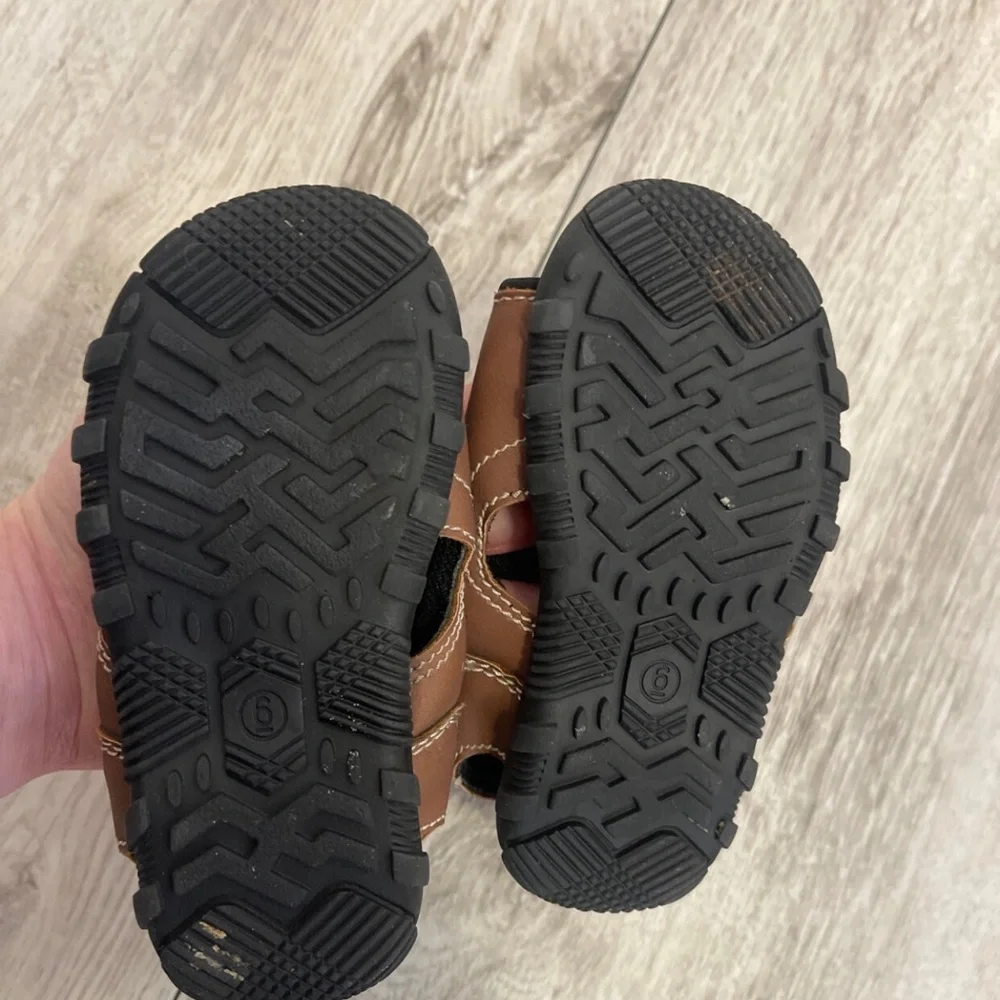 Scott David Boys Size 6 Infant/toddler Brown Sandals